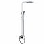 Conjunto barra de ducha monomando Valencia cromo de Imex
